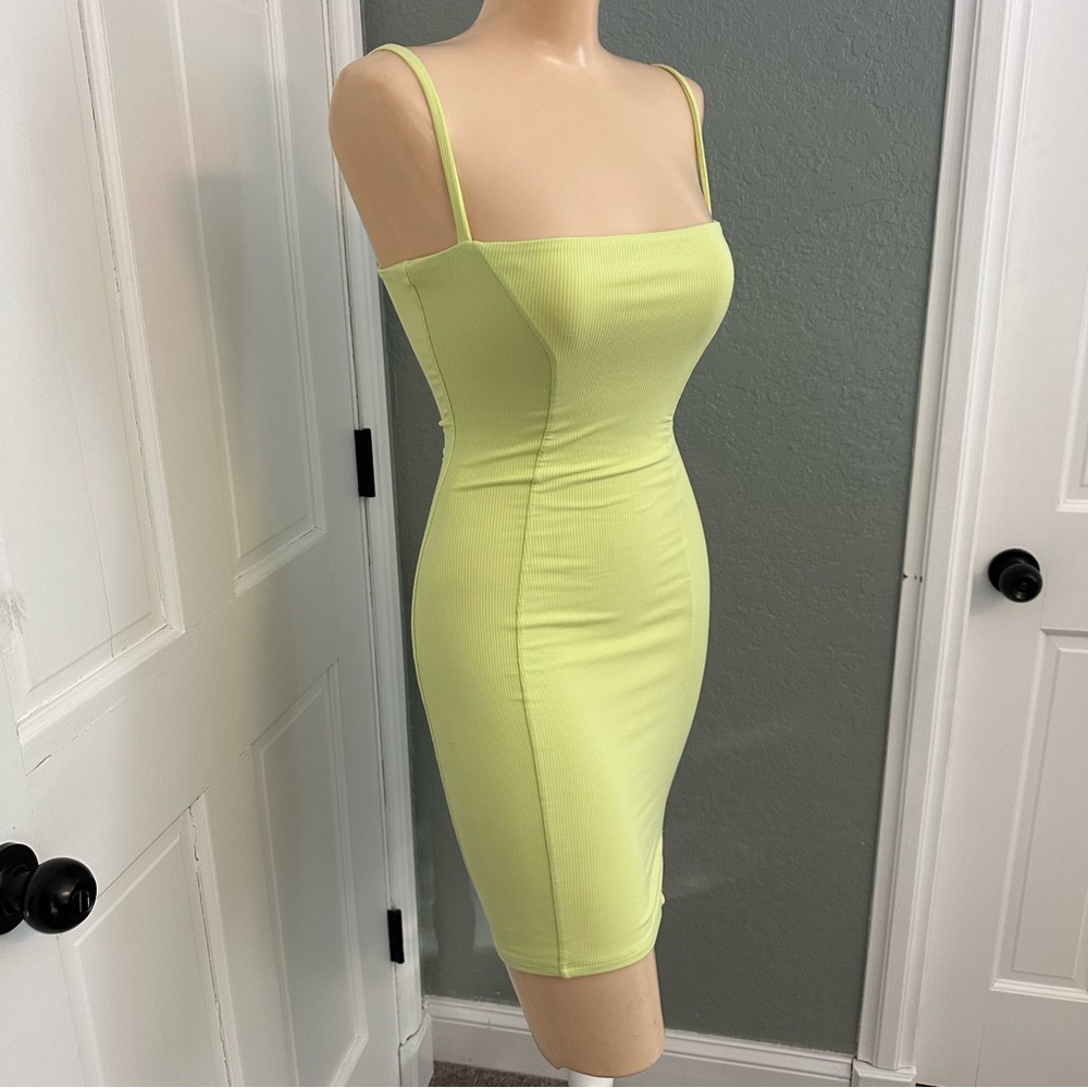 NAKED WARDROBE FRONT SLIT MINI DRESS - Picture 3 of 8